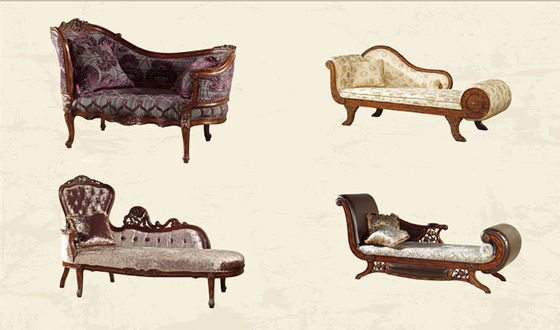 Cafe European Luxury Modern Leather Tufted Chaise Lounge Sofa Chair