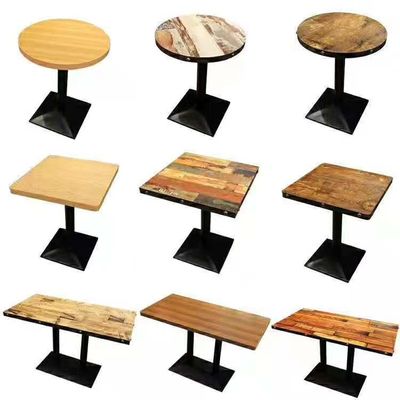 European MDF Wooden Table And Chair Anti Corrosion Insect Prevention