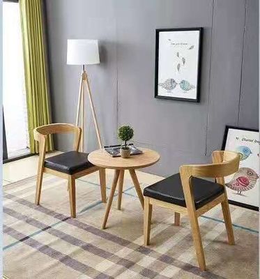 European MDF Wooden Table And Chair Anti Corrosion Insect Prevention