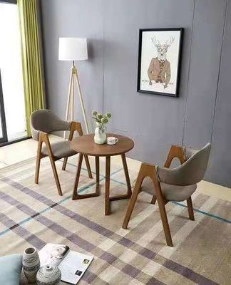 European MDF Wooden Table And Chair Anti Corrosion Insect Prevention