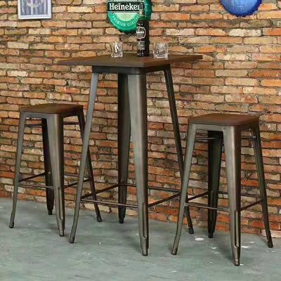 European MDF Wooden Table And Chair Anti Corrosion Insect Prevention