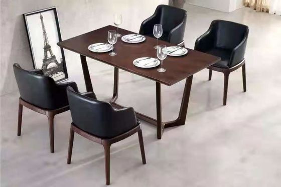 European MDF Wooden Table And Chair Anti Corrosion Insect Prevention