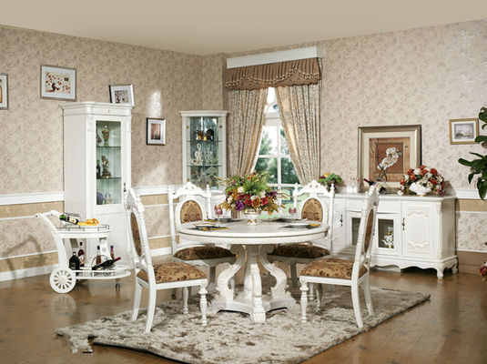OEM ODM White Gray Dining Room Table & Chair Sets Hotel Restaurant Furniture