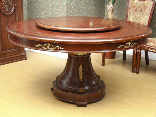 Solid Wood Luxury Wood Dining Room Sets Customized European Dining Room Furniture