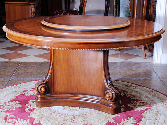 Solid Wood Luxury Wood Dining Room Sets Customized European Dining Room Furniture