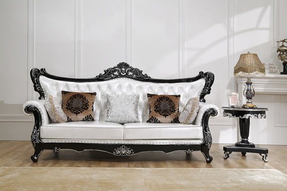Newest Furniture Living Room Leather Sofa Sets for House Classical Design Antique Living Room Furniture