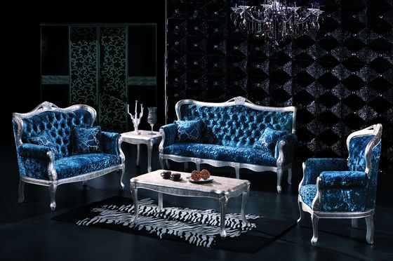 5 Piece Maharaja Luxury Living Room Furniture European French Wood Carving Sofa Set